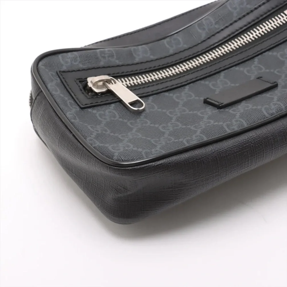 Gucci ophidia zip leather black sling Bag/ belt bag w/COA - Picture 6 of 11